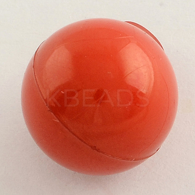 Opaque Acrylic Round Pendants SACR-Q099-M02-1