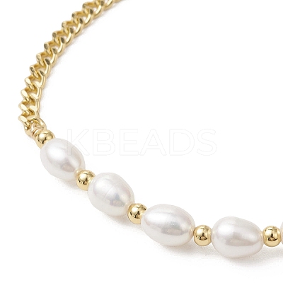 Natural Cultured Freshwater Pearl Beaded Bracelets BJEW-JB12710-1