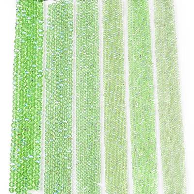 Electroplate Glass Beads Strands LS-EGLA-A044-T2mm-L09-1