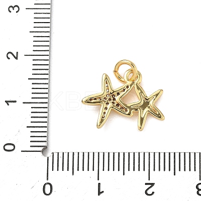 Brass Micro Pave Cubic Zirconia Pendants KK-D426-25D-G-1