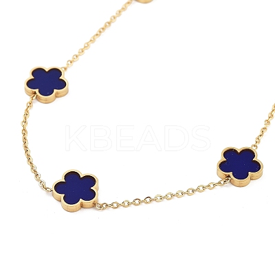 Golden 304 Stainless Steel Necklace NJEW-K252-09G-04-1