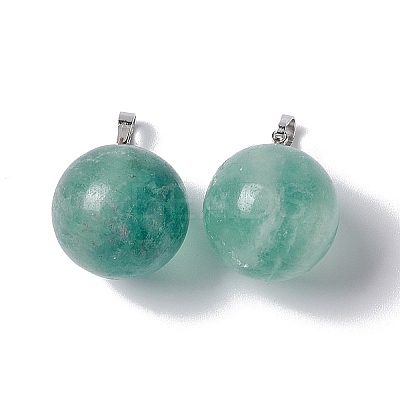 Natural Fluorite Pendants G-G926-02P-12-1