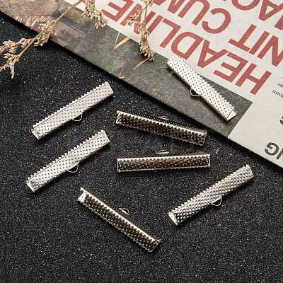 Iron Ribbon Crimp Ends E184Y-1