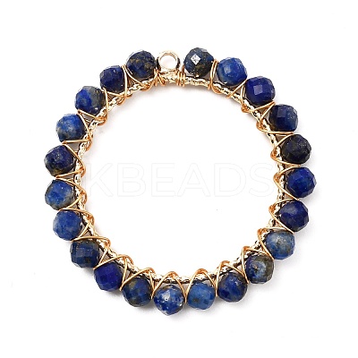 Gemstone Pendants PALLOY-JF00967-1