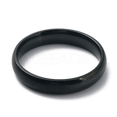 Ion Plating(IP) 304 Stainless Steel Flat Plain Band Rings STAS-I160-C-22mm-B-1
