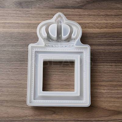 Crown Theme DIY Photo Frame Silicone Molds DIY-P074-01A-1