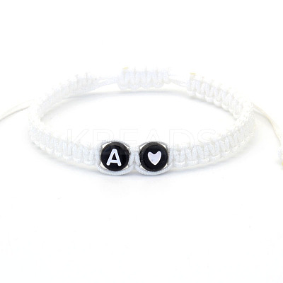 Resin Beads Braided Bead Bracelets FS-WG7326D-01-1