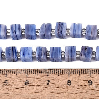 Handmade Nepalese Lampwork Beads Strands LAMP-M019-01E-1