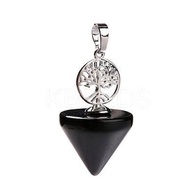 Natural & Synthetic Gemstone Pendants G-I321-07P-1