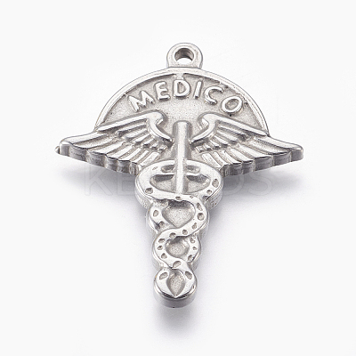 Non-Tarnish 304 Stainless Steel Pendants LS-STAS-E444-30-1