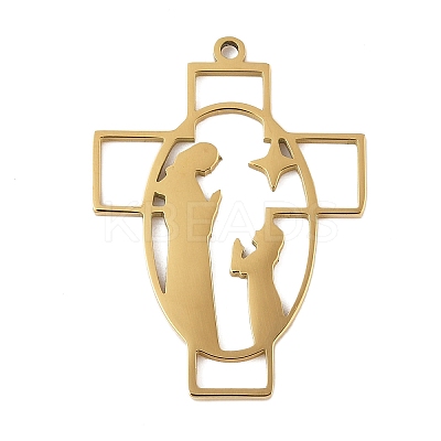 304 Stainless Steel Pendants LS-STAS-G355-04G-1