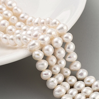 Natural Cultured Freshwater Pearl Beads Strands PEAR-C003-12H-1