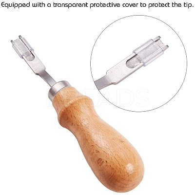 Profession Adjustable Leather Craft Edge Creaser PH-TOOL-G011-05P-1