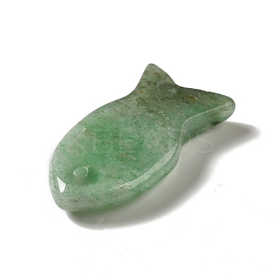 Natural Green Aventurine Pendants G-G932-B15-1