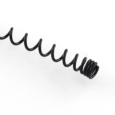 Hair Accessories Iron Wavy Hair Band Findings X-OHAR-Q043-03-1