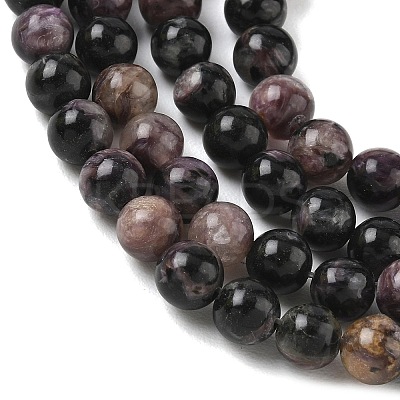 Natural Charoite Beads Strands GG-CBA6BAC-A05-1