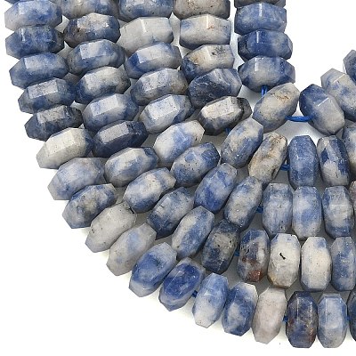 Natural Blue Spot Jasper Beads Strands G-L654-I06-01-1
