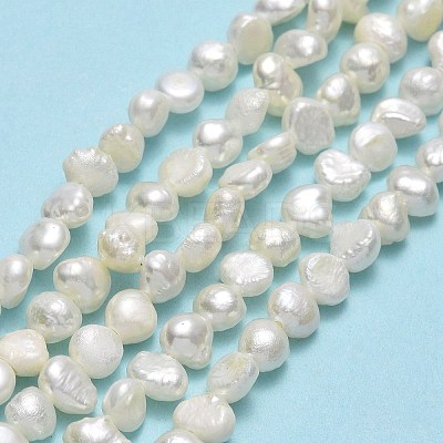 Natural Cultured Freshwater Pearl Beads Strands PEAR-A005-07C-01-X-1