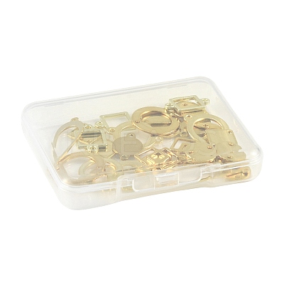 30Pcs 10 Styles Stainless Steel & Brass & Alloy Connector Charms FIND-FS0004-94-1