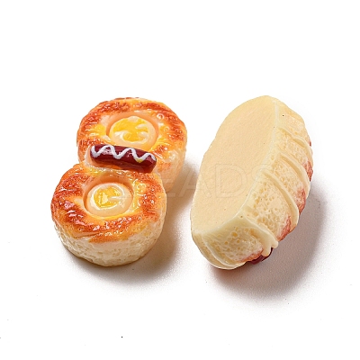 Imitation Food Resin Decoden Cabochons CRES-R199-02-1