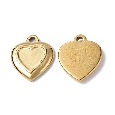Ion Plating(IP) 304 Stainless Steel Pendants STAS-C066-02G-1