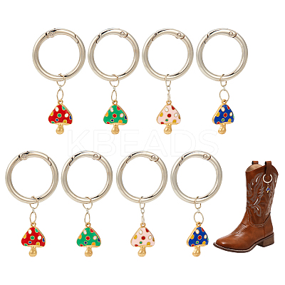 Alloy Enamel Shoe Charms PALLOY-AB00016-1