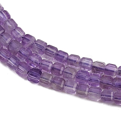 Natural Amethyst Beads Strands G-P457-B01-56-1