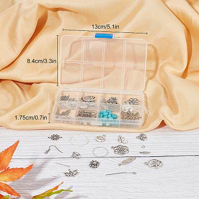 DIY Lotus Yoga Dangle Earring Making Kits DIY-SC0019-71-1