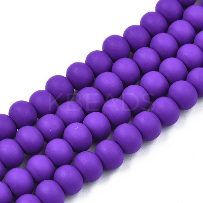 Handmade Polymer Clay Beads Strands CLAY-N008-053-06-1