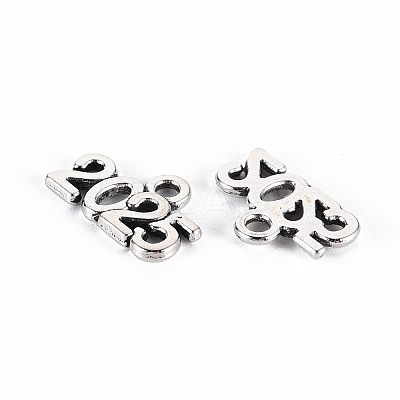 Tibetan Style Alloy Charms X-TIBE-S323-110AS-RS-1