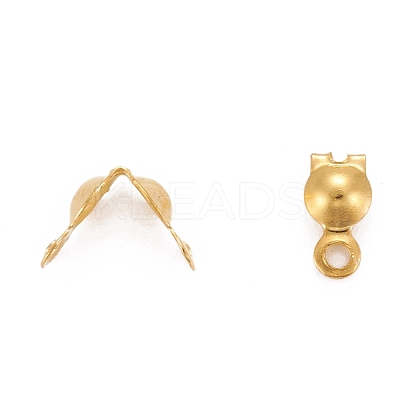 Brass Bead Tips KK-N0070-03G-1