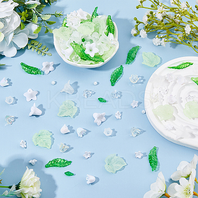 DIY Bluebell Acrylic Pendant Jewelry Making Kits DIY-HS0001-10-1