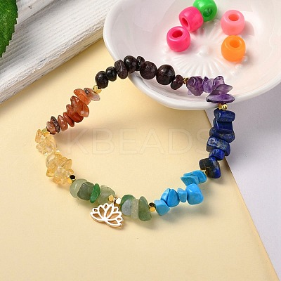 Chakra Jewelry BJEW-JB06083-1