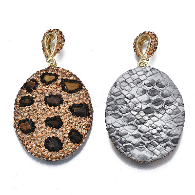 Natural Tiger Eye Pendants RB-S056-23-RS-1