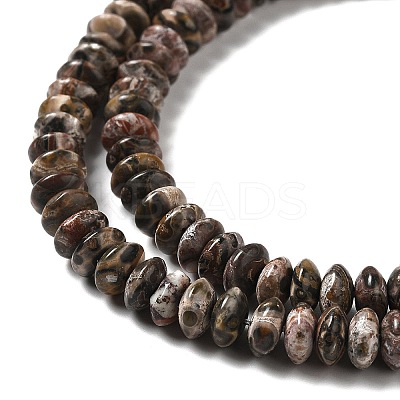 Natural Leopard Skin Jasper Beads Strands G-Z030-A07-01-1