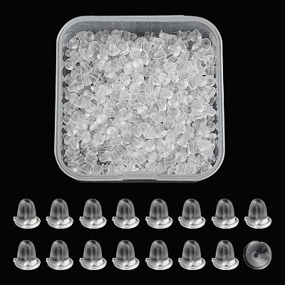 500Pcs Plastic Ear Nuts KY-FS0001-09-1