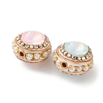 Handmade Resin Indonesia Round Beads IPDL-P005-02KCG-M-1