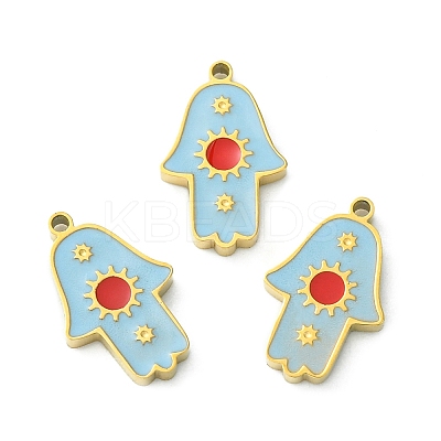 Ion Plating(IP) 304 Stainless Steel Manual Polishing Charms LS-STAS-C075-40G-1