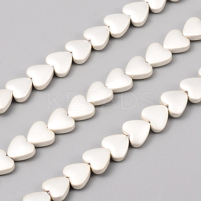 Electroplated Non-magnetic Synthetic Hematite Beads Strands G-F682-06B-S-1