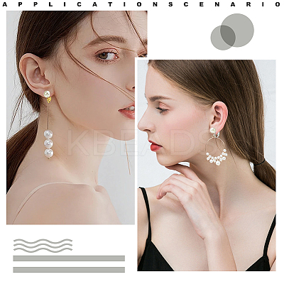 16Pcs Iron Clip-on Earring Findings IFIN-SC0001-93B-1