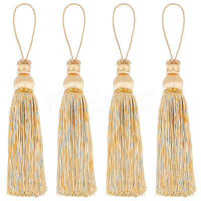 Polyester Tassel Pendant Decorations DIY-WH0542-06A-1