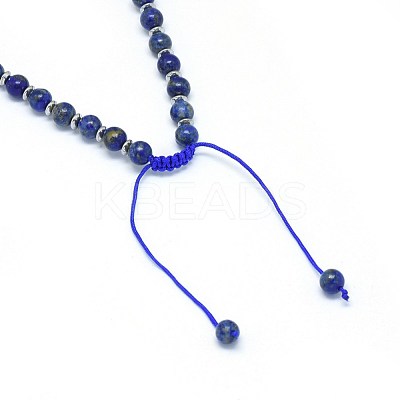 Natural & Synthetic Mixed Stone Pendant Necklaces NJEW-P241-C-1