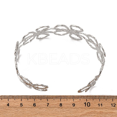 304 Stainless Steel Cuff Bangles BJEW-B135-01A-P-1
