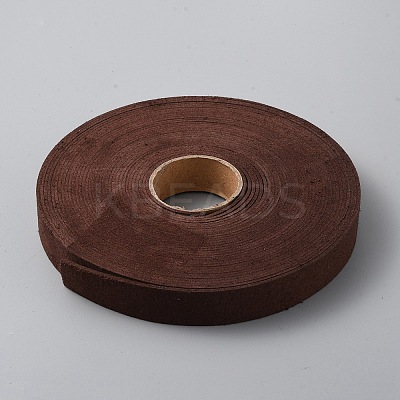 10M Flat Imitation Leather Cord LC-WH0003-08E-02-1