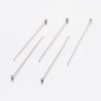 Tarnish Resistant 304 Stainless Steel Ball Head Pins STAS-K172-30P-03-1