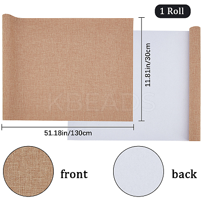DIY Imitation Linen Fabric SENE-WH0003-37A-04-1