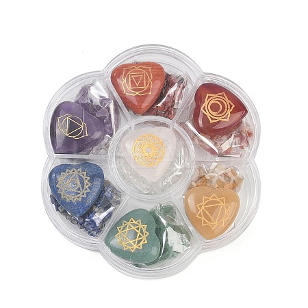 7 Chakra Natural Mixed Gemstone Ornaments G-Z101-01-1