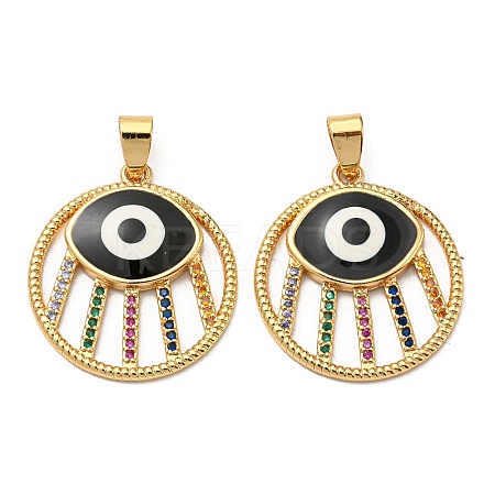 Real 18K Gold Plated Brass Pendants KK-L209-010G-02-1