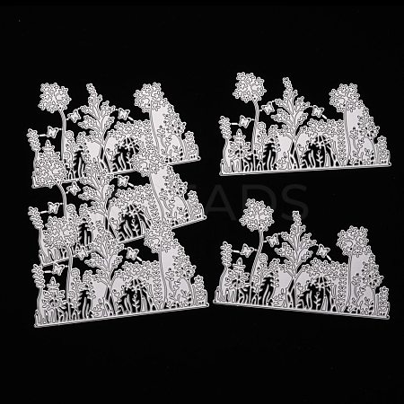 Flower Carbon Steel Cutting Dies Stencils DIY-A008-39-1