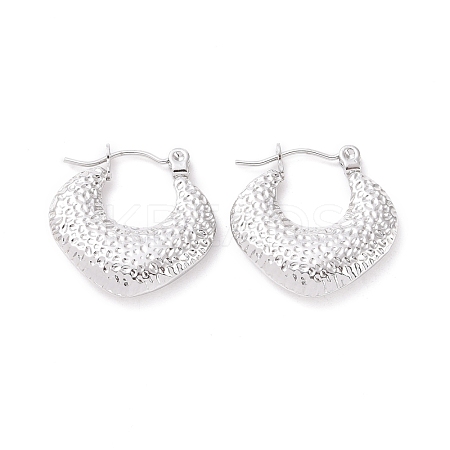 Non-Tarnish 304 Stainless Steel Hoop Earrings for Women EJEW-F287-09P-1